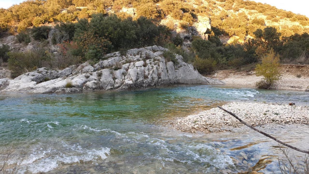 Saint-Maurice-dʼIbie Gites Du Combeau מראה חיצוני תמונה